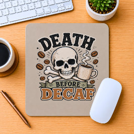 Tod vor Entcoffeinierung Mousepad