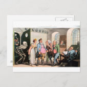 Tod vor Gericht Postkarte (Vorne/Hinten)