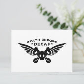 Tod vor Jahrzehnt Einladung (Stehend Vorderseite)