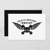 Tod vor Jahrzehnt Einladung (Vorne/Hinten)