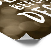 Tod vor Jahrzehnt Kaffee Poster (Ecke)