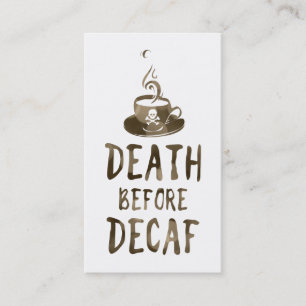 Tod vor Jahrzehnt Kaffee Treuekarte