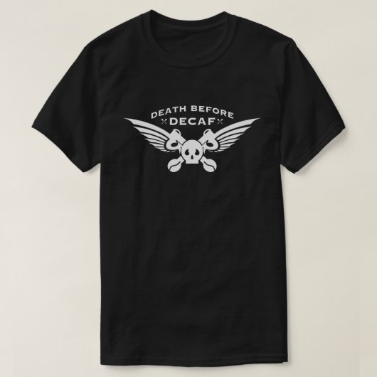 Tod vor Jahrzehnt T-Shirt (Design vorne)