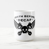 Tod vor zehn Jahren Kaffeetasse (Mittel)