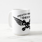 Tod vor zehn Jahren Kaffeetasse (Vorderseite Links)