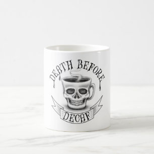 Tod vor Zehnkampf-Kaffeeliebetasse Kaffeetasse