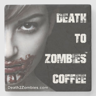 Tod zu den Zombie-Kaffee-Untersetzer Steinuntersetzer