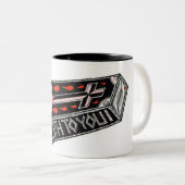 Tod zu Ihnen Zweifarbige Tasse (VorderseiteRechts)