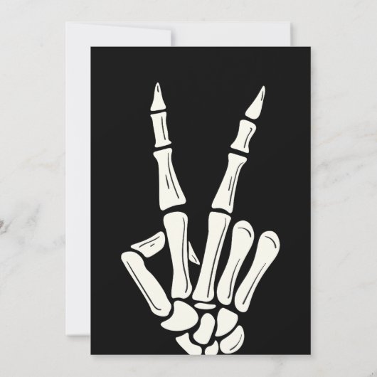 Tod zu meinem zwanzigsten Halloween, 30. Geburtsta Einladung (Rückseite)