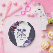 Tod zu meinen 50er Blumenfreunden 60ste Geburtstag Pappteller (Party)