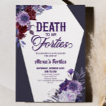 Tod zu meinen Vierzigern Blumenkohl 50. Geburtstag Einladung<br><div class="desc">Dies ist ein Tod zu meinen 40er Blumenfreunde 50. Geburtstagsparty Einladung!</div>