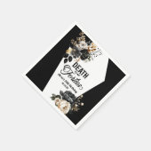 Tod zu meinen Vierzigern Blumenkohl 50. Geburtstag Serviette (Ecke)