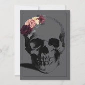 Tod zu meiner Halloween-Themenparty der 20 Einladung (Rückseite)