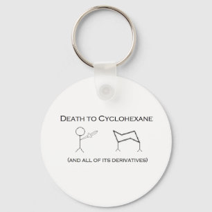 Tod zum Cyclohexan Schlüsselanhänger