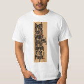 Tod zum faschistischen Wabbit T-Shirt (Vorderseite)