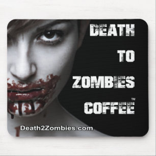 Tod zum Zombie-Kaffee Mousepad