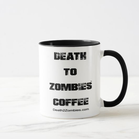 Tod zum Zombie-Kaffee Tasse (Rechts)