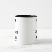 Tod zum Zombie-Kaffee Tasse (Zentrum)