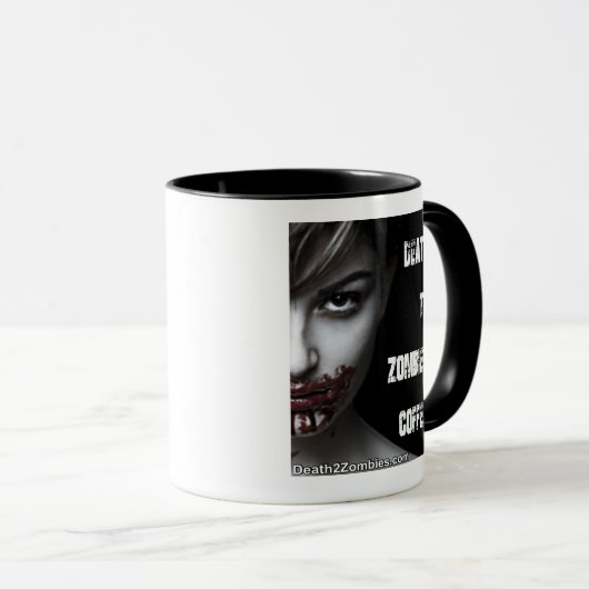 Tod zum Zombie-Kaffee Tasse (VorderseiteRechts)