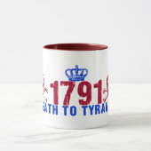 Tod zur Tyrannei Tasse (Zentrum)