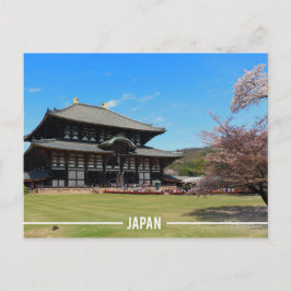 Tōdai-ji-Tempel in Nara, Japan Postkarte