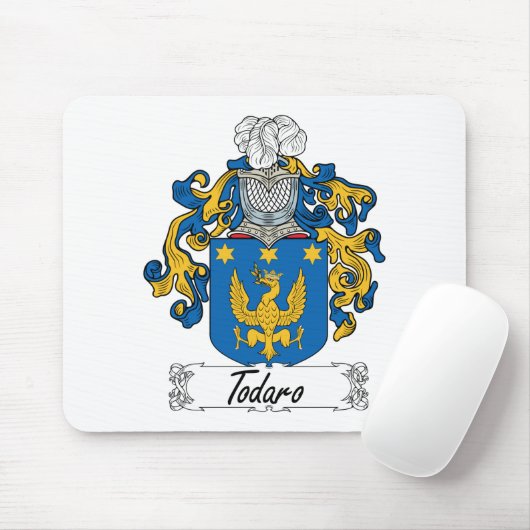 Todaro Familienwappen Mousepad (Mit Mouse)