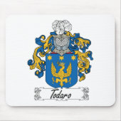 Todaro Familienwappen Mousepad (Vorne)
