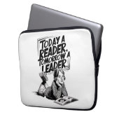 Today a Reader - Book Reading Girl - Bookworm Girl Laptopschutzhülle (Vorderseite Links)