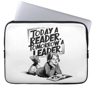 Today a Reader - Book Reading Girl - Bookworm Girl Laptopschutzhülle