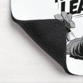 Today a Reader - Book Reading Girl - Bookworm Girl Mousepad (Ecke)