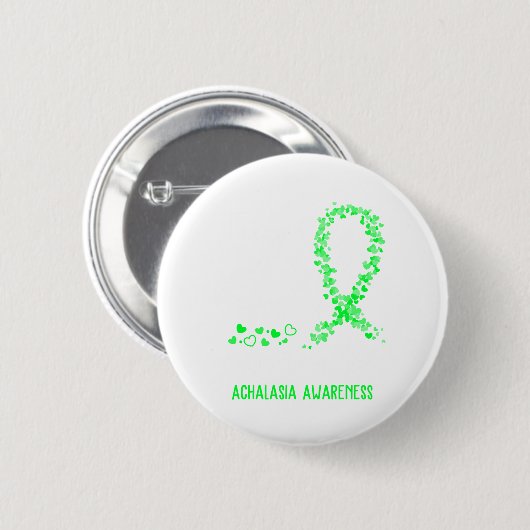 Today and Everyday I Support My Hero Achalasia Button (Vorne & Hinten)