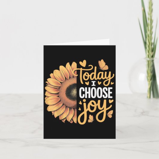 Today I Choose Joy Karte (Vorderseite)