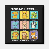 Today I Feel... Funny Animals Emotional Boxes Emot Magnet (Vorne)