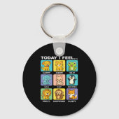 Today I Feel... Funny Animals Emotional Boxes Emot Schlüsselanhänger (Vorderseite)