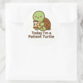Today I’m a Patient Turtle – Kawaii Sticker (Tasche)