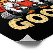 Today I'm A Serious Goose Funny Gym Weightlifting  Poster (Ecke)