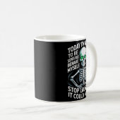 Today I'm Going To Be Sensible And Behave Myself S Kaffeetasse (VorderseiteRechts)