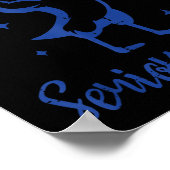 Today Im Serious Goose Barbell Gym Workout Men Wom Poster (Ecke)