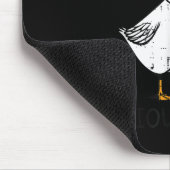 Today Im Serious Goose Briefcase Funny Silly Humor Mousepad (Ecke)