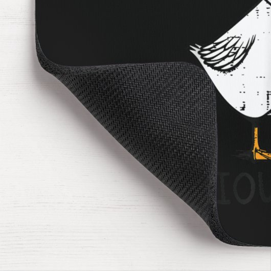 Today Im Serious Goose Briefcase Funny Silly Humor Mousepad (Ecke)