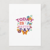 today is a beautiful day postkarte (Vorderseite)