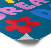 Today Is A Great Day Motivational Quotes Optimisti Poster (Ecke)