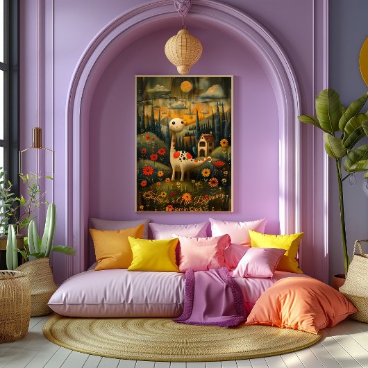 Today is a New Beginning - Póster Inspirador. Poster