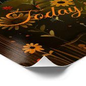 Today is a New Beginning - Póster Inspirador. Poster (Ecke)