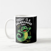 Today Is A Salamander Day Funny Cute Cartoon Herpe Kaffeetasse (Links)