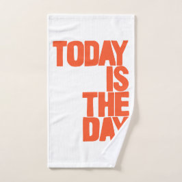 Today is the day badhandtuch set