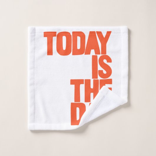 Today is the day badhandtuch set (Waschlappen)