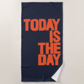 Today is the day strandtuch (Vorderseite)