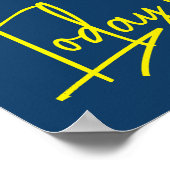 Today is the Day Sunrise Affirmation Poster (Ecke)