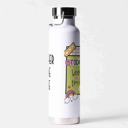 “Today’s Goal: Keep the Kids Alive” Quote Trinkflasche (Rechts)